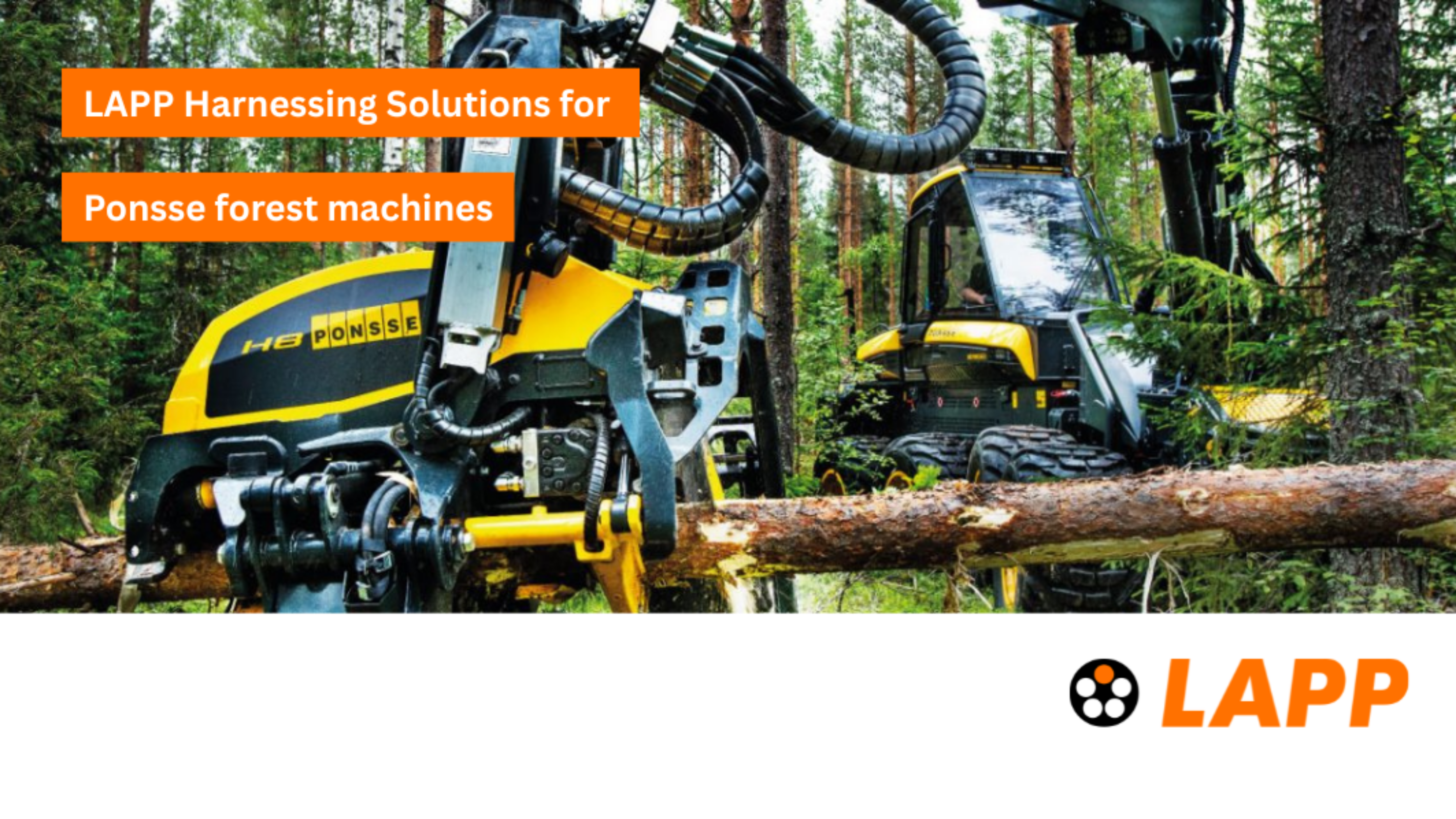 LAPP Harnessing Solutions for Ponsse forest machines